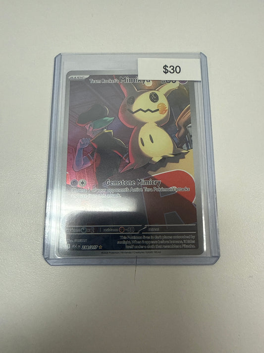 Pokemon Team Rocket’s Mimikyu #238/217