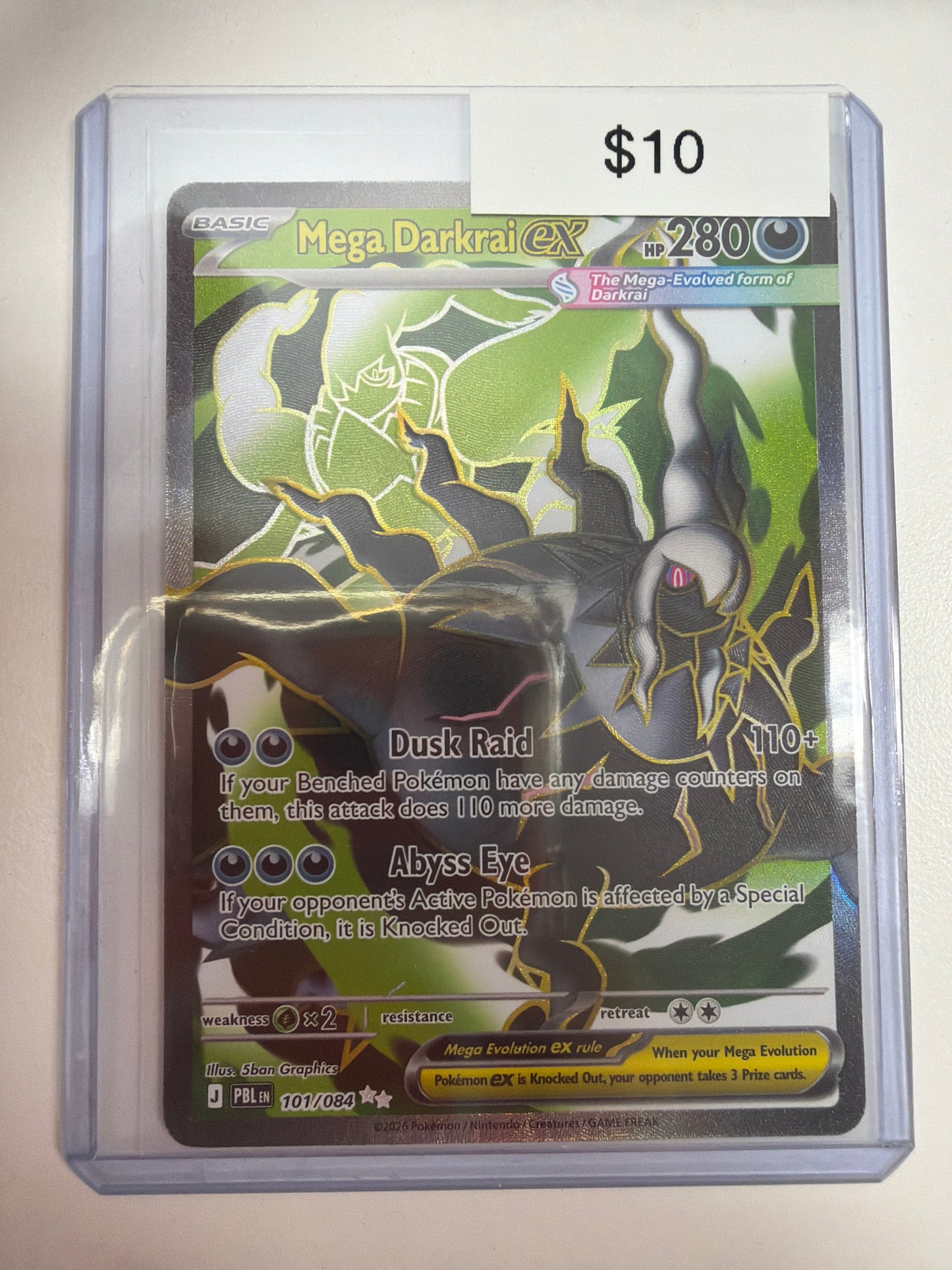 Pokemon Mega Darkrai ex 101/084