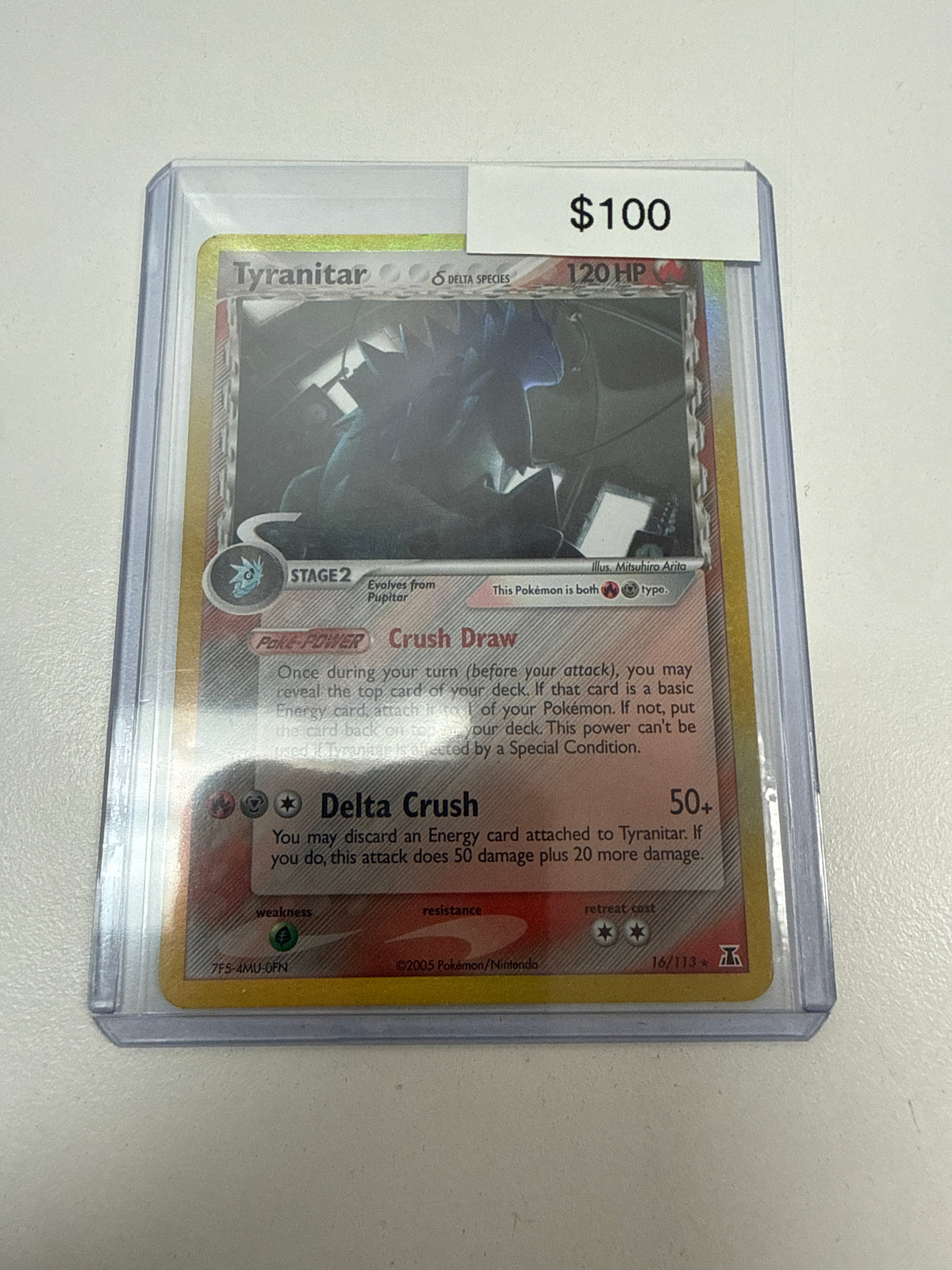 Pokemon Tyranitar Reverse Holo #16/113