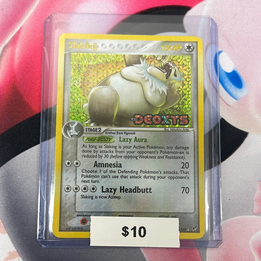 Pokémon Slaking Deoxys Reverse Holo 15/107