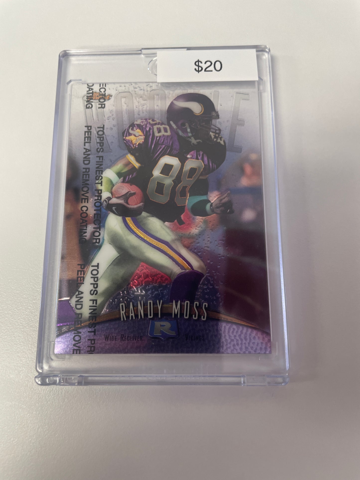 Topps Finest Rookie Randy Moss W/Foil #135