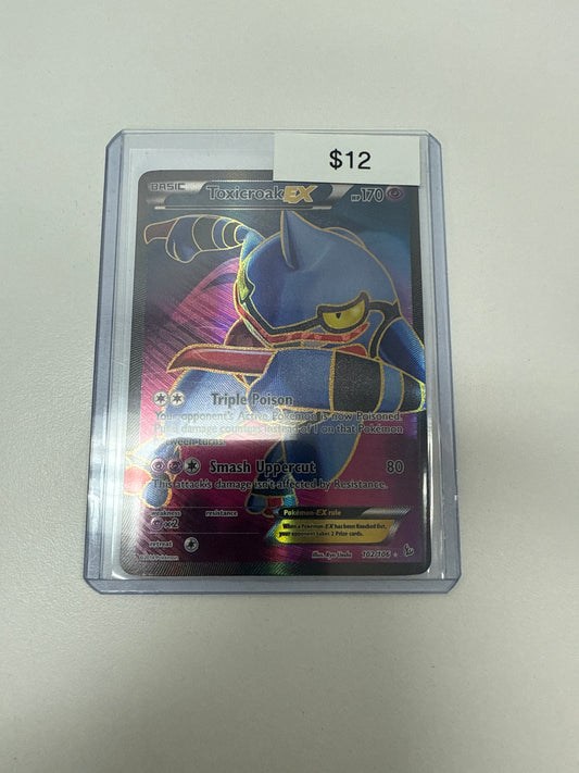 Pokemom Toxicroak Ex #102/106