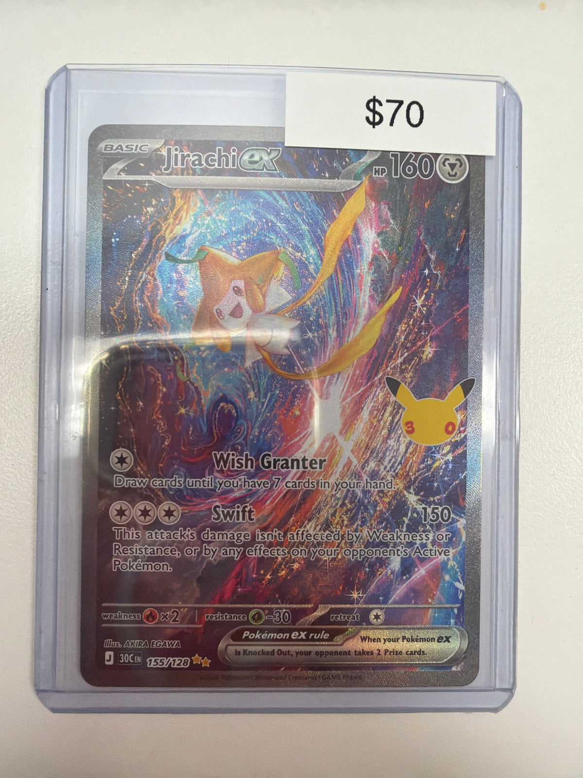 Pokemon Jirachi ex 155/128