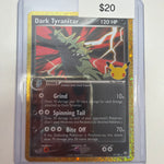 Pokemon Dark Tyranitar 30th Anniversary 19/109