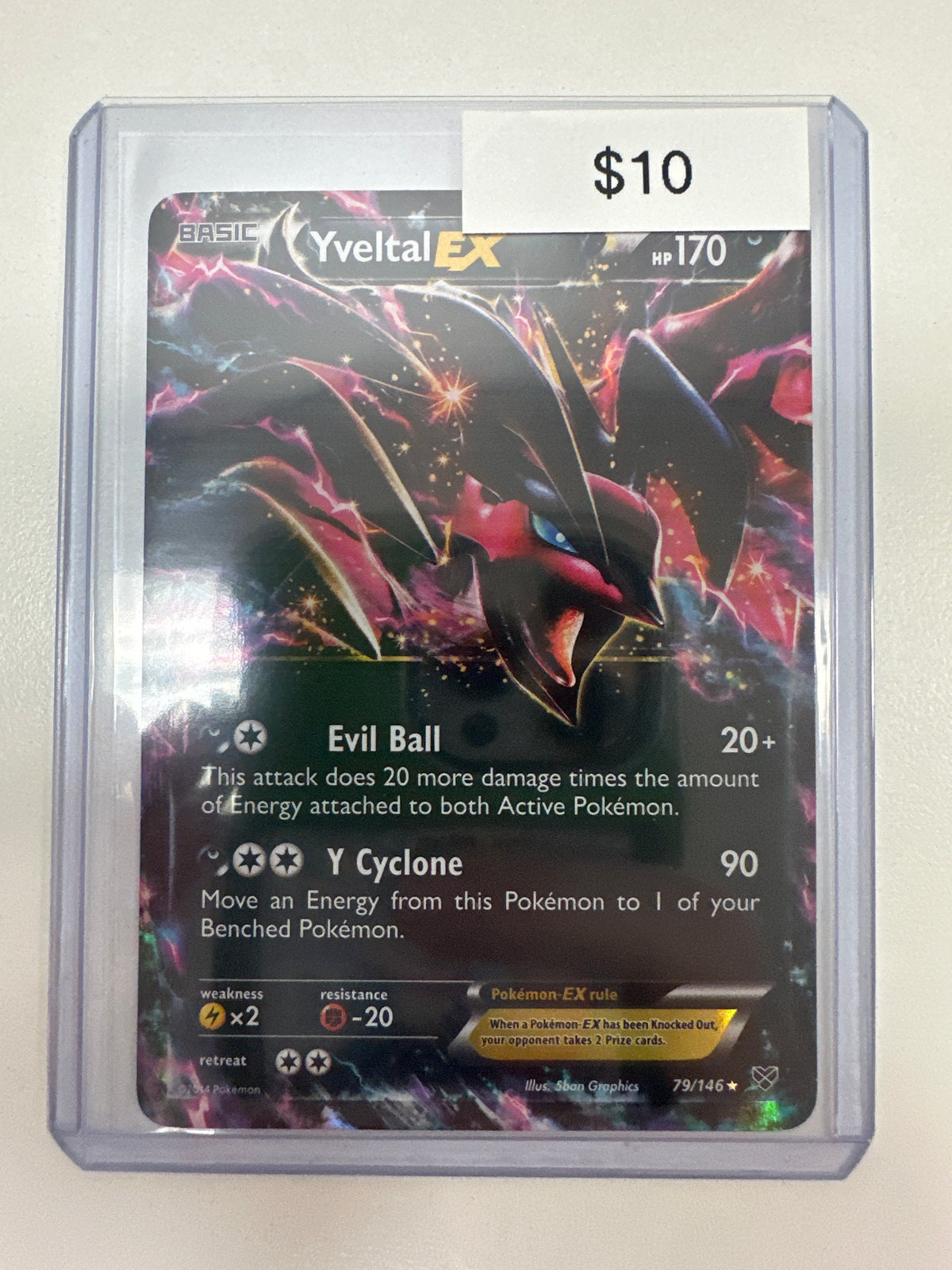 Pokemon Yveltal EX XY Base Set 79/146
