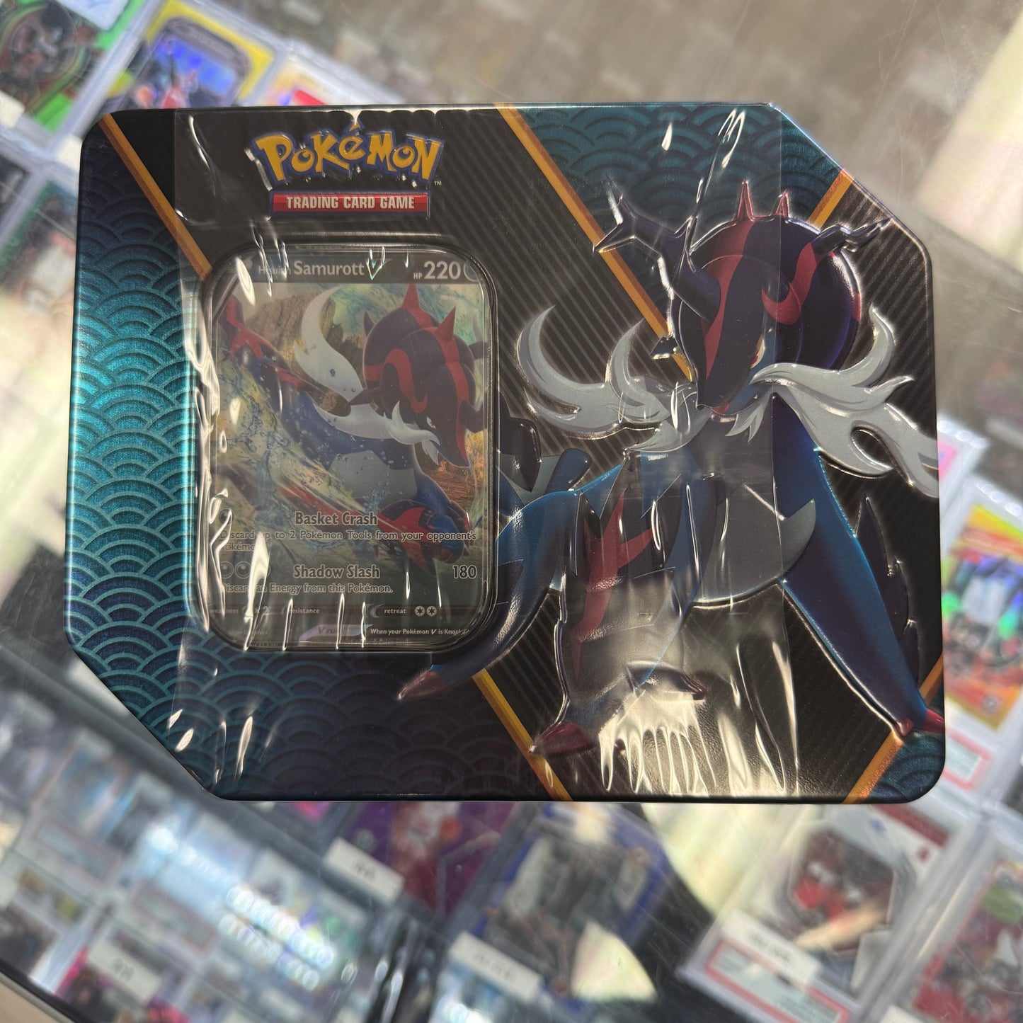 Pokémon SAMUROTT V Tin