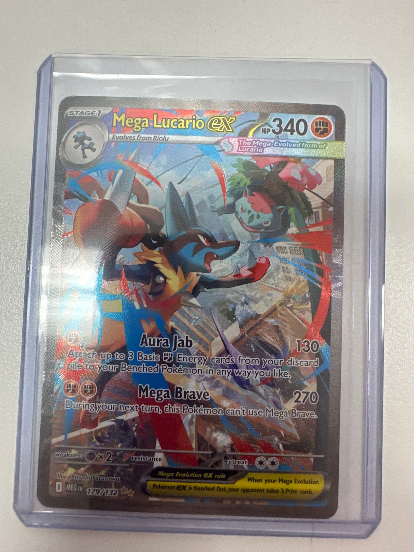 Pokemon Mega Lucario Ex 179/132