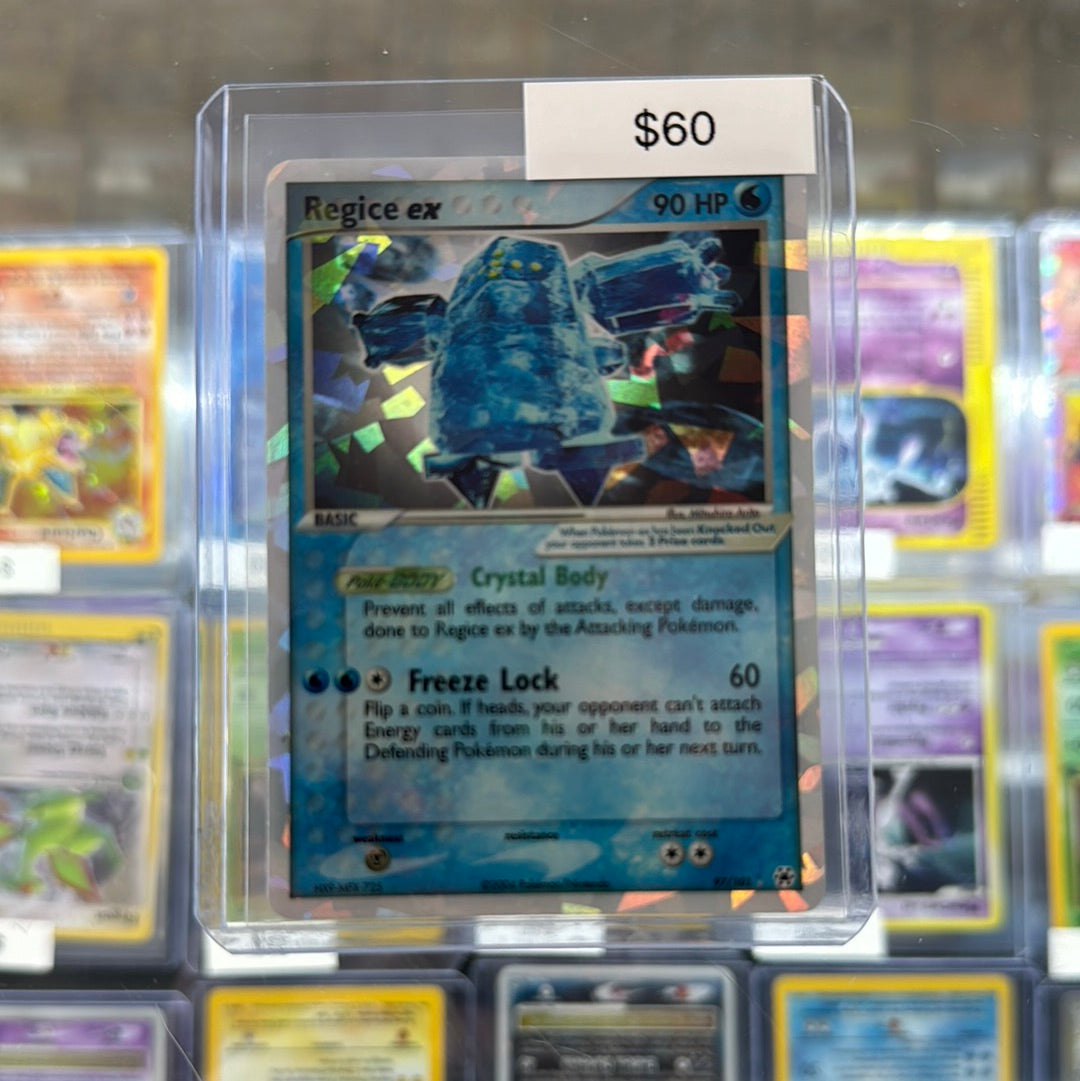 Pokémon Regice EX Holo 97/101