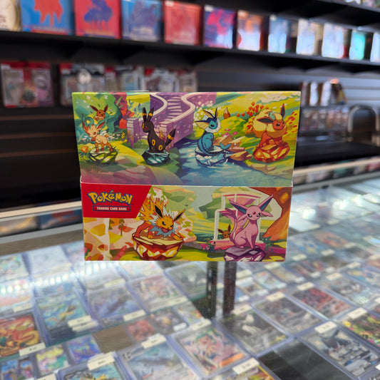 Prismatic Evolutions Mini Tin Display (8 Tins) (Display Is Not Sealed)