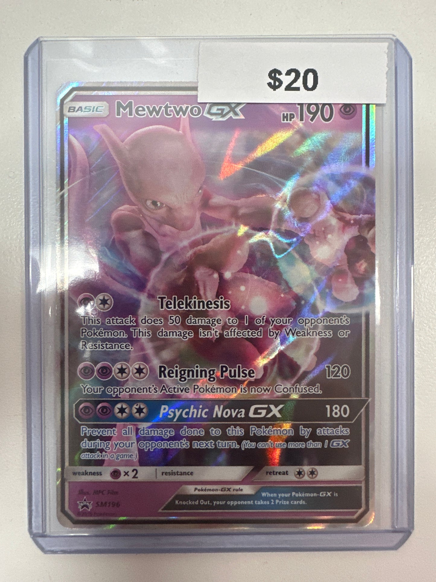 Pokemon Mewtwo GX SM196