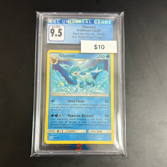 Pokémon Tag Team Powers Glaceon CGC 9.5
