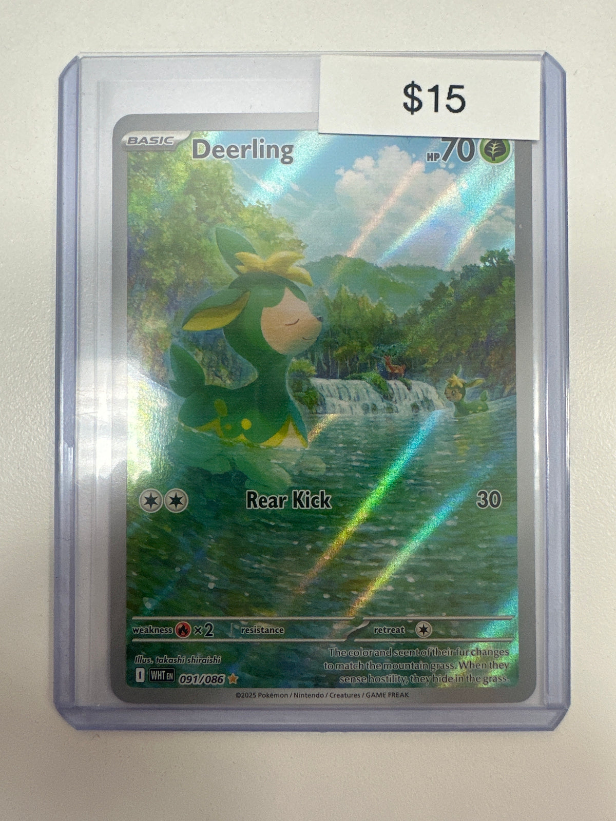 Pokemon White Flare Deerling 091/086