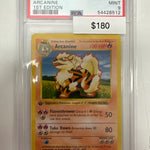 Pokemon 1st Edition Shadowless Base Set Arcanine 23/102  PSA 9