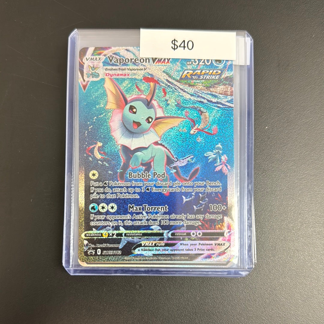 Pokémon Vaporeon VMAX BSP SWSH182