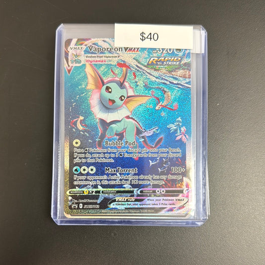 Pokémon Vaporeon VMAX BSP SWSH182