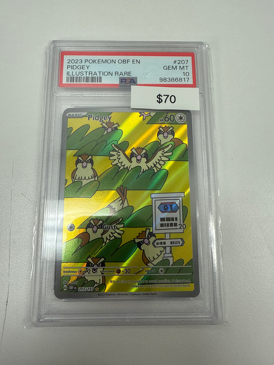 Pokemon Pidgey #207/197 PSA 10