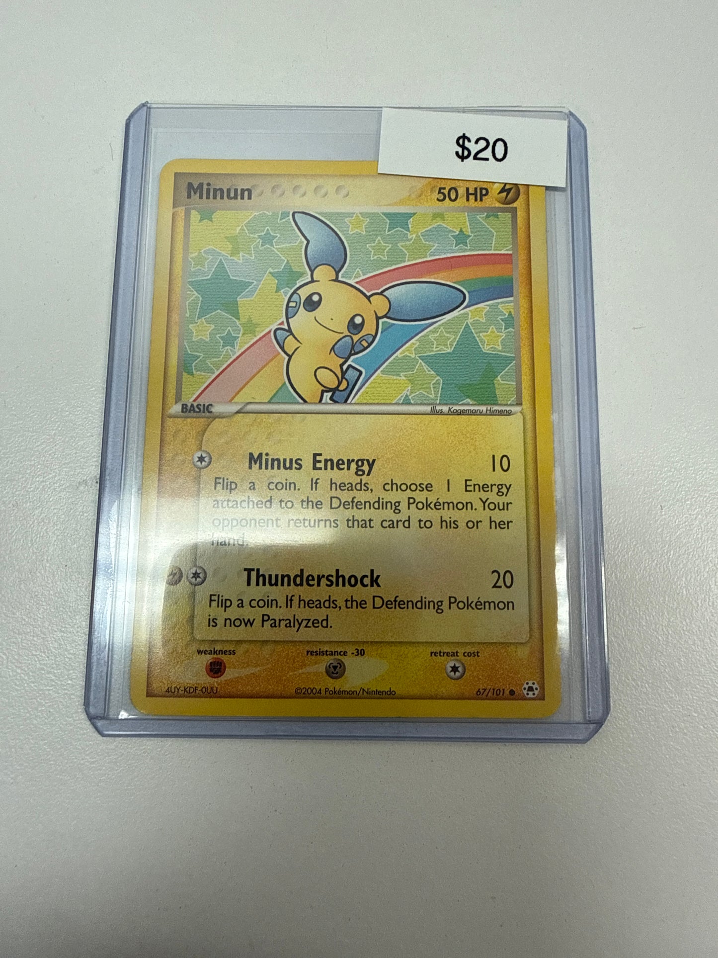 Pokemon Minun Non-Holo #67/101