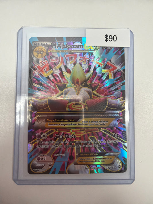 Pokemon M Alakazam EX 118/124