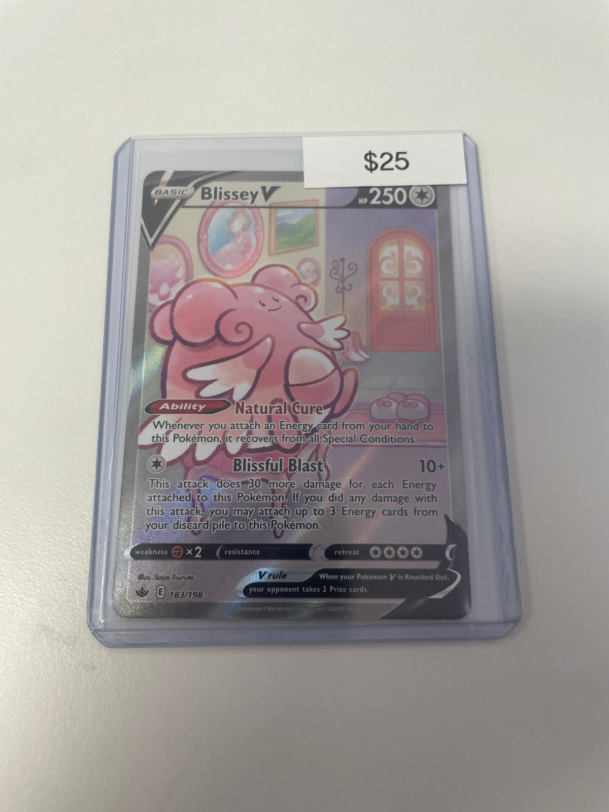 Pokemon Blissey V #183/198 Grail Collectibles AZ Pokemon Blissey V #183/198 Grail Collectibles AZ