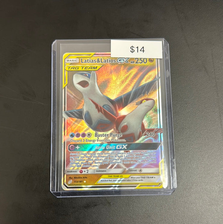 Pokémon LATIAS & Latios GX 113/181