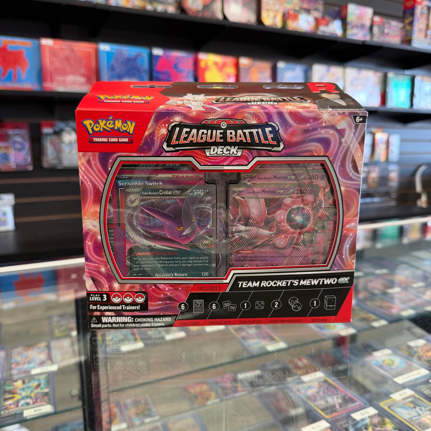 Pokemon League Battle Deck Team Rockets Mewtwo EX