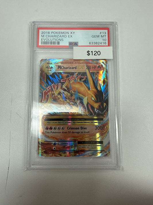 XY Evolutions M Charizard Ex #13/100 PSA 10