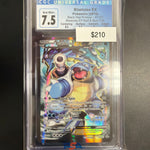 Pokemon 2016 Blastoise EX #XY122 CGC 7.5