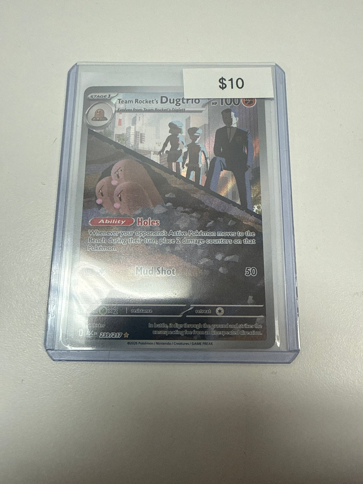 Pokemon Team Rocket’s Dugtrio #239/217