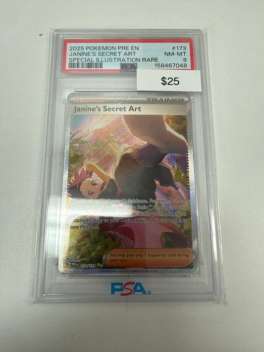 Pokemon Janine’s Secret Art PSA 8