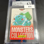 Pokemon Bandal Cardass Bulbasaur #001 CGC 6.5