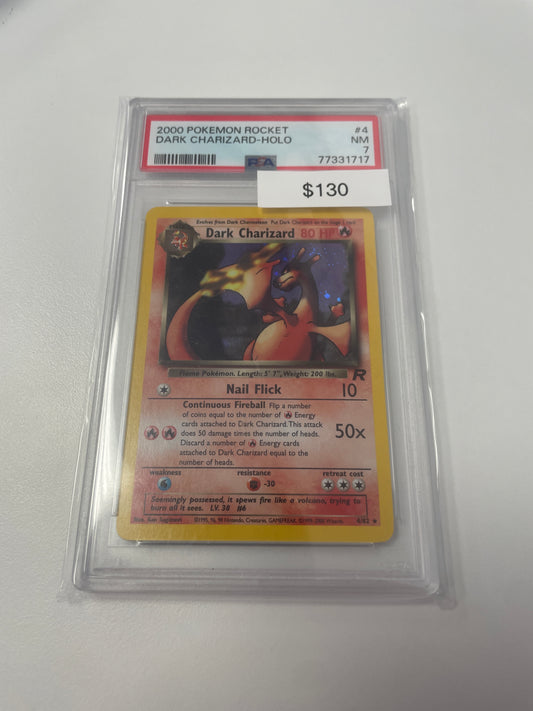 Pokemon Dark Charizard Holo #4/82 PSA 7