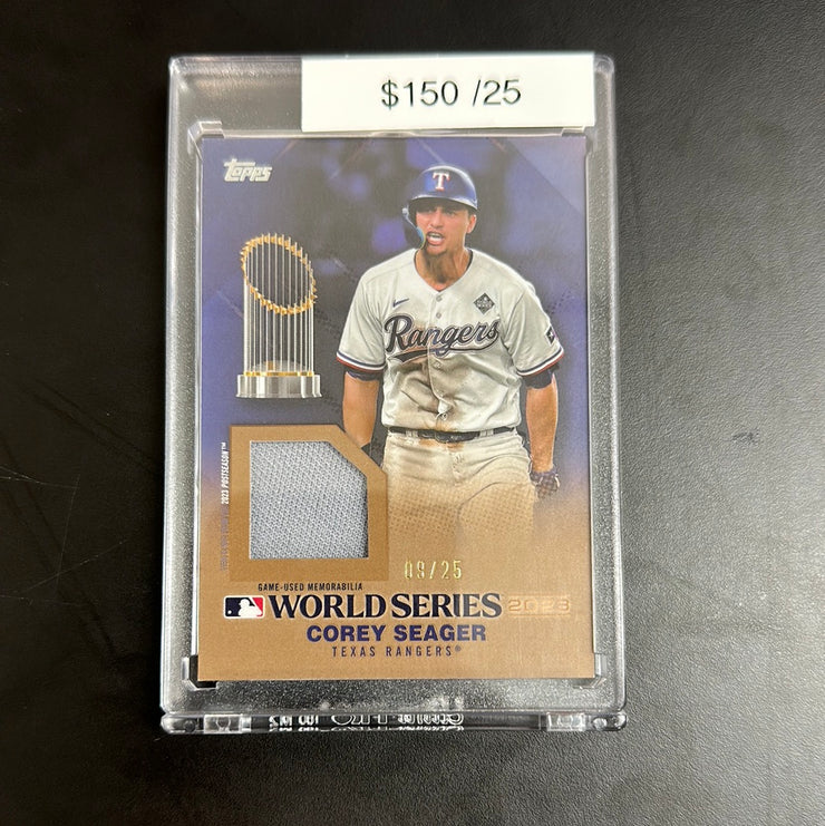 2024 Topps Corey Seager World Series Patch /25 