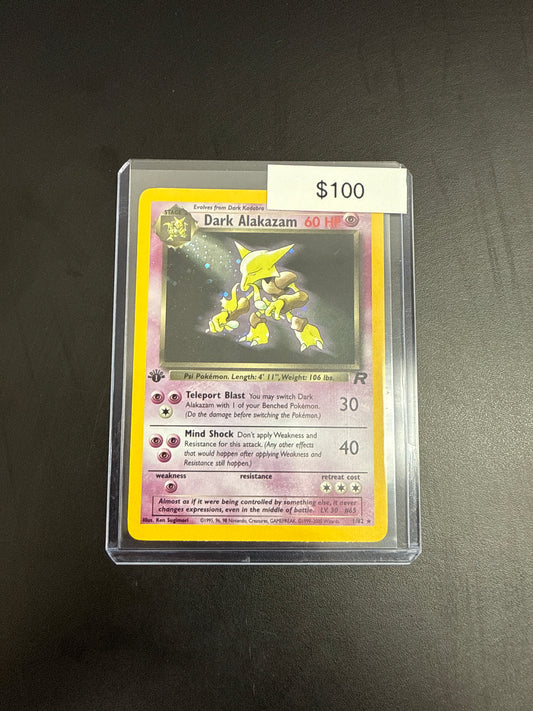Pokémon Dark Alakazam 1/82 1st Ed.