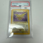Fossil Zapdos Holo #15/62 PSA 7