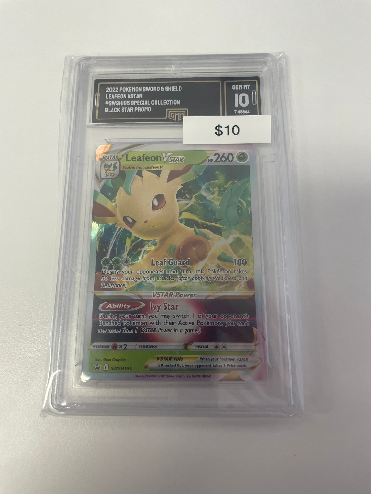 2022 Leafeon VStar GMA 10 #swsh195