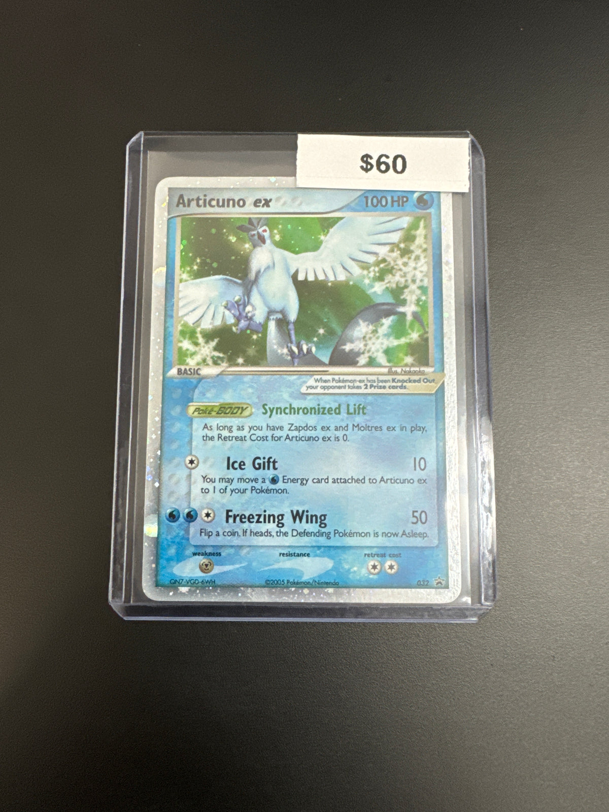 Pokémon Articuno Ex Holo 032