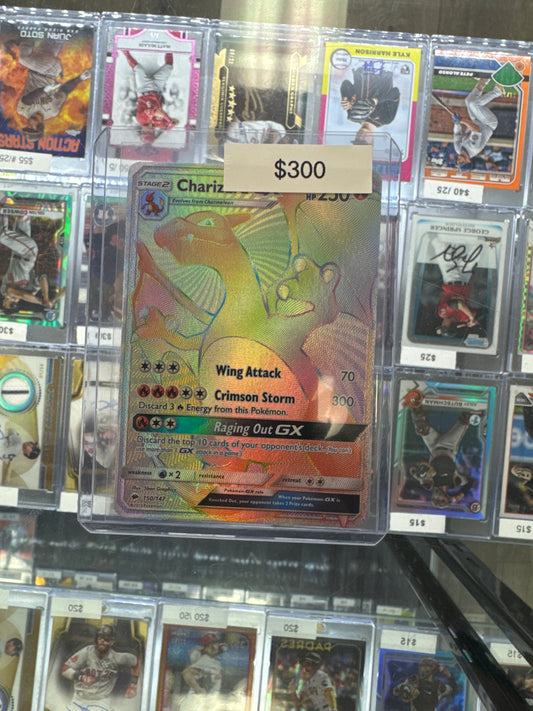 Pokémon Charizard Gx Burning Shadows Secret 150/147 LP