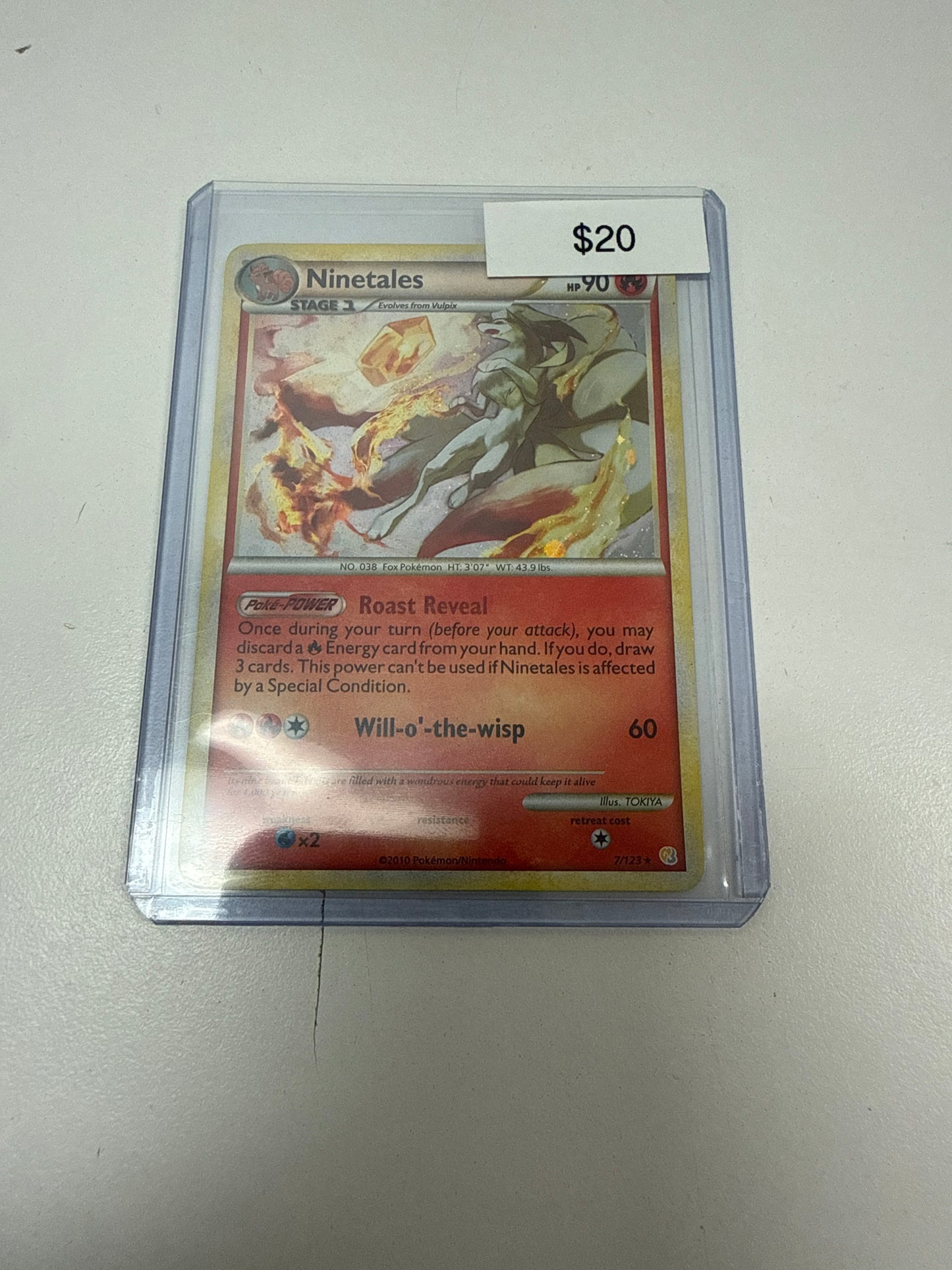 Pokemon Ninetales Holo #7/123