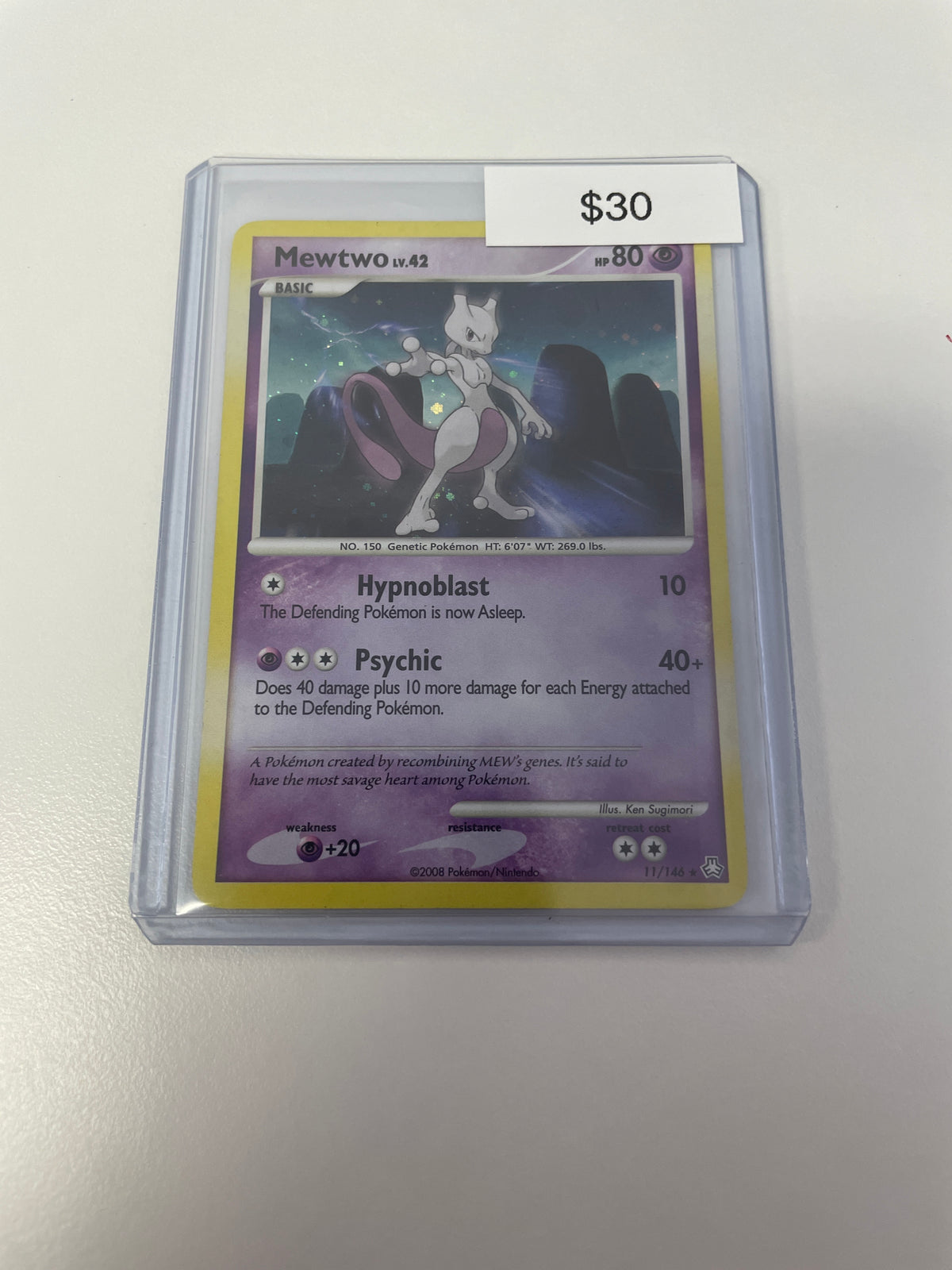 2008 Mewtwo Holo #11/146