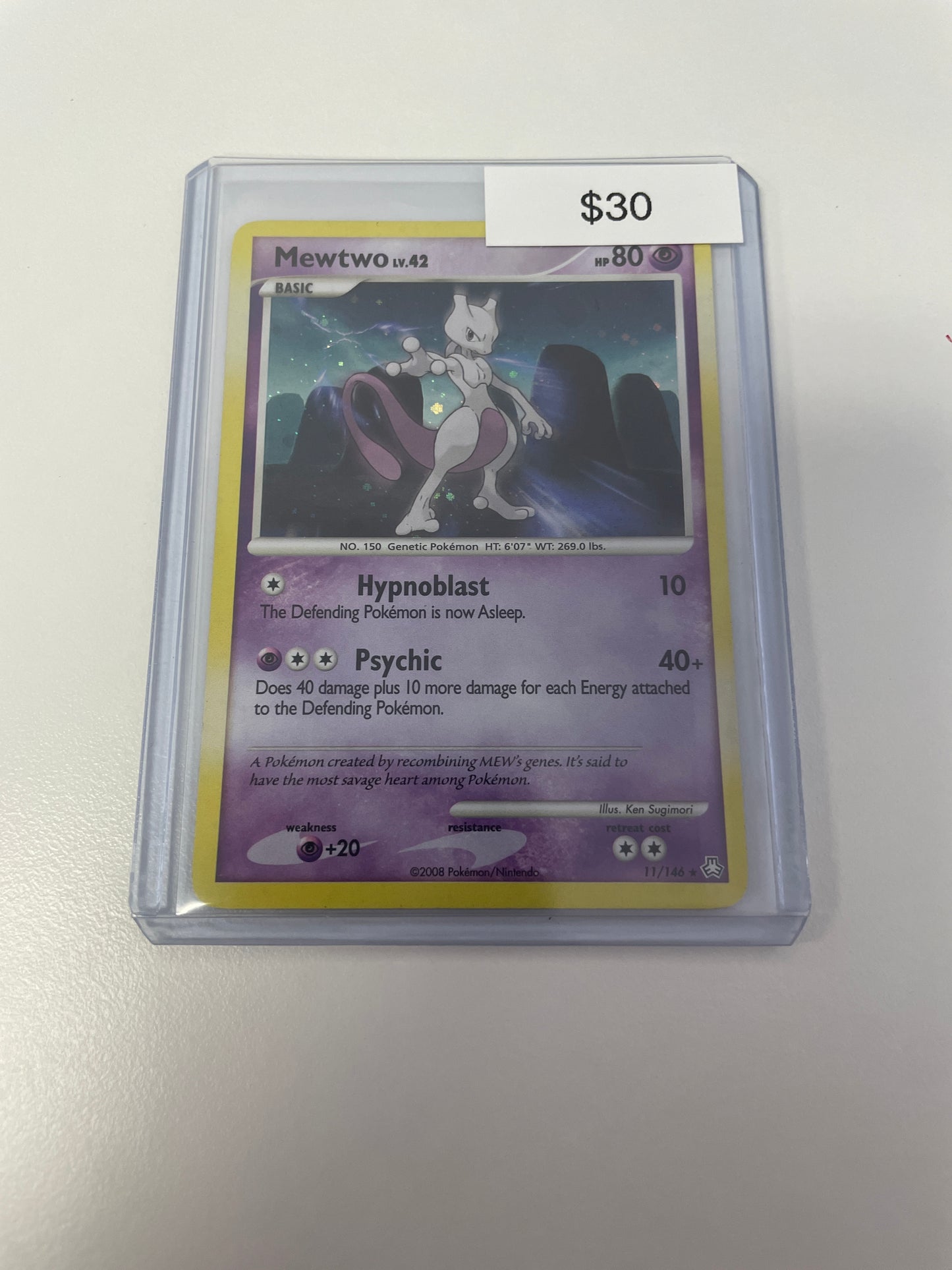 2008 Mewtwo Holo #11/146