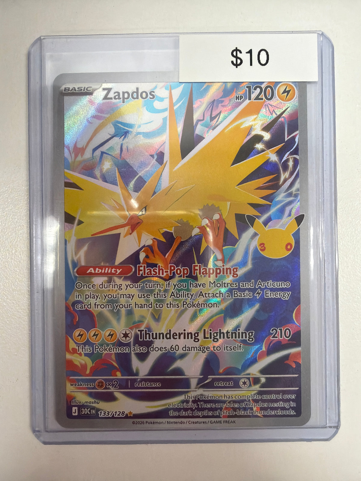 Pokemon Zapdos 133/128