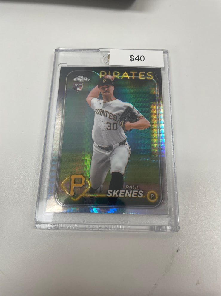 2024 Topps Chrome Paul Skenes Hyper 