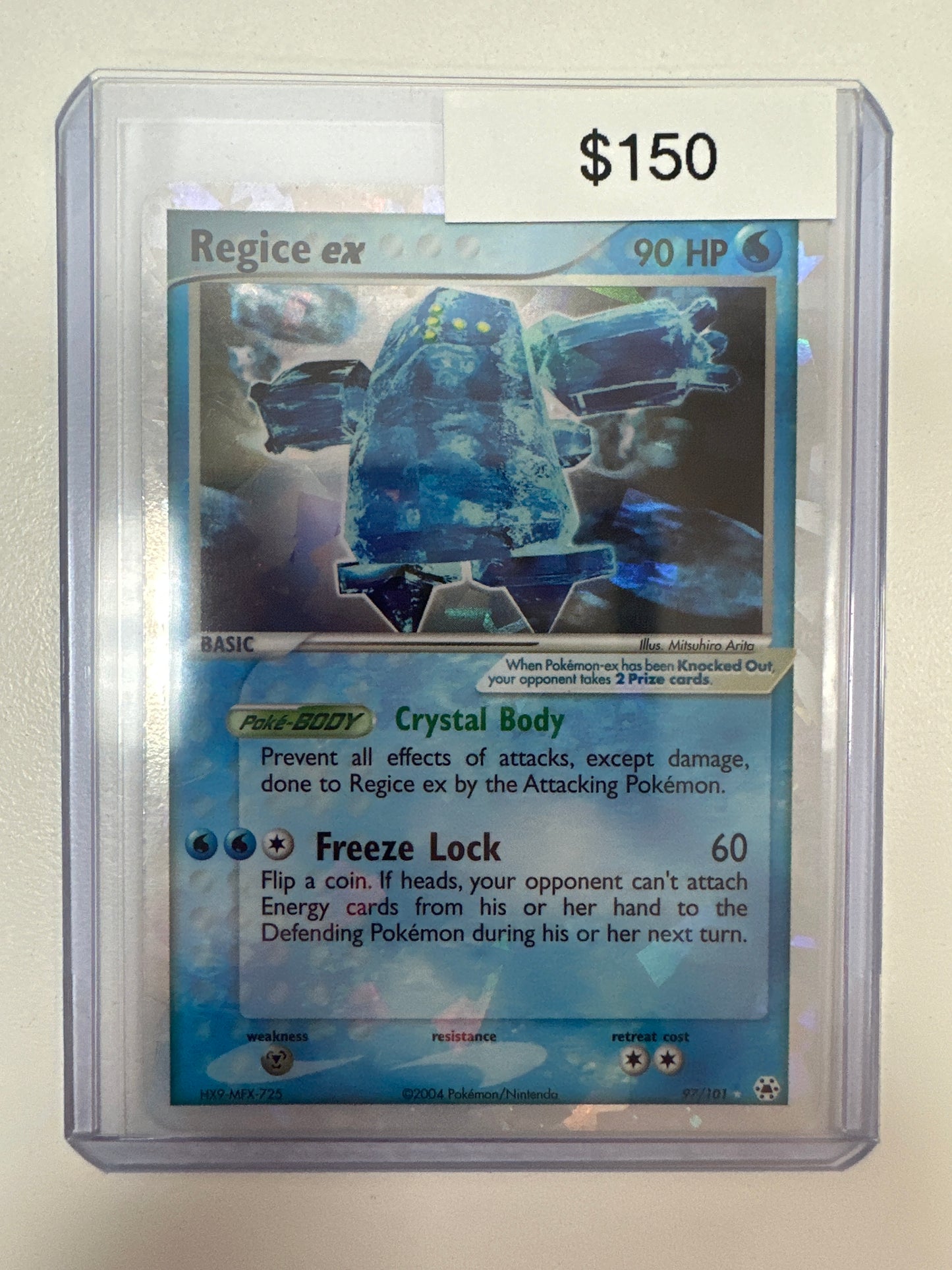 Pokemon Regice ex 97/101