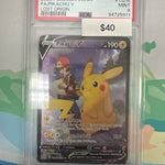 2022 Pokemon Lost Origin Trainer Gallery Pikachu V TG16 PSA 9