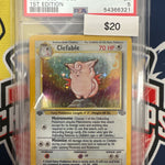Pokemon Clefable 1/64 1st Edition Holo PSA 5