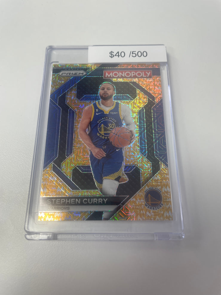 2023 Prizm Monopoly Stephen Curry Gold Shimmer 
