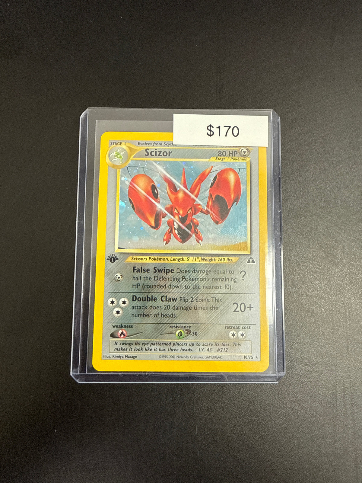 Pokémon Scizor 10/75 1st Ed.