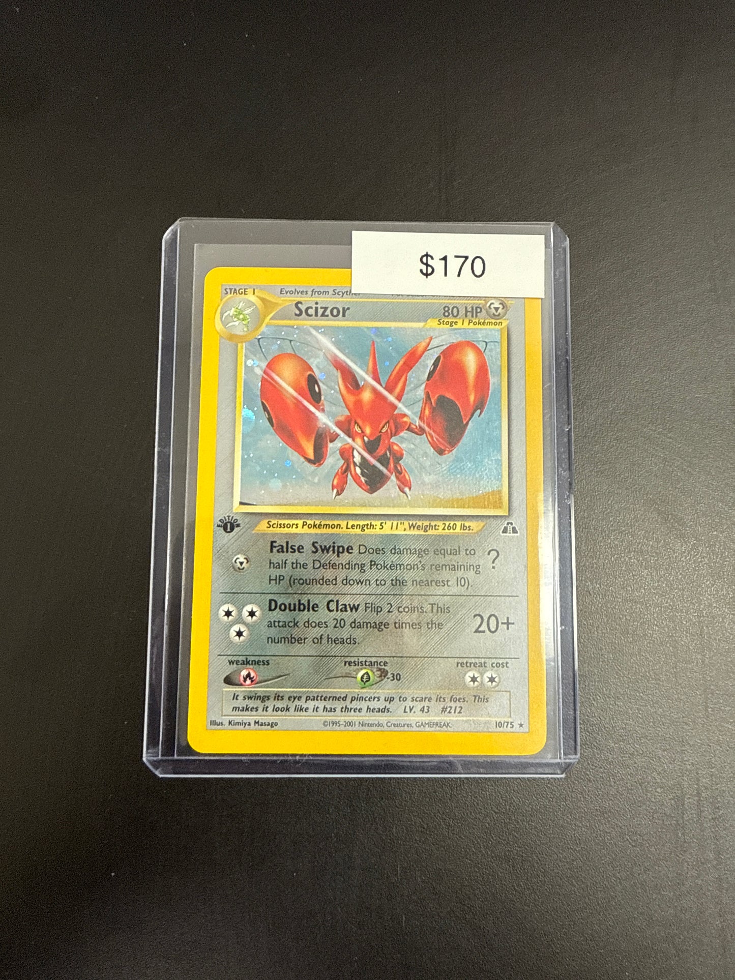 Pokémon Scizor 10/75 1st Ed.
