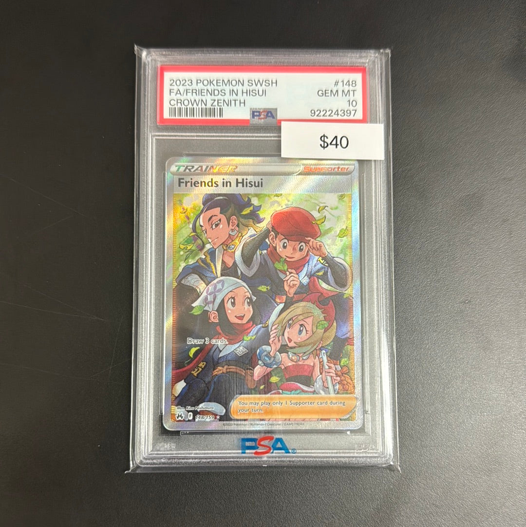 Pokémon Friends In Hisui 148 PSA 10