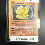 Pokemon Base Set Ninetales Shadowless #12/102